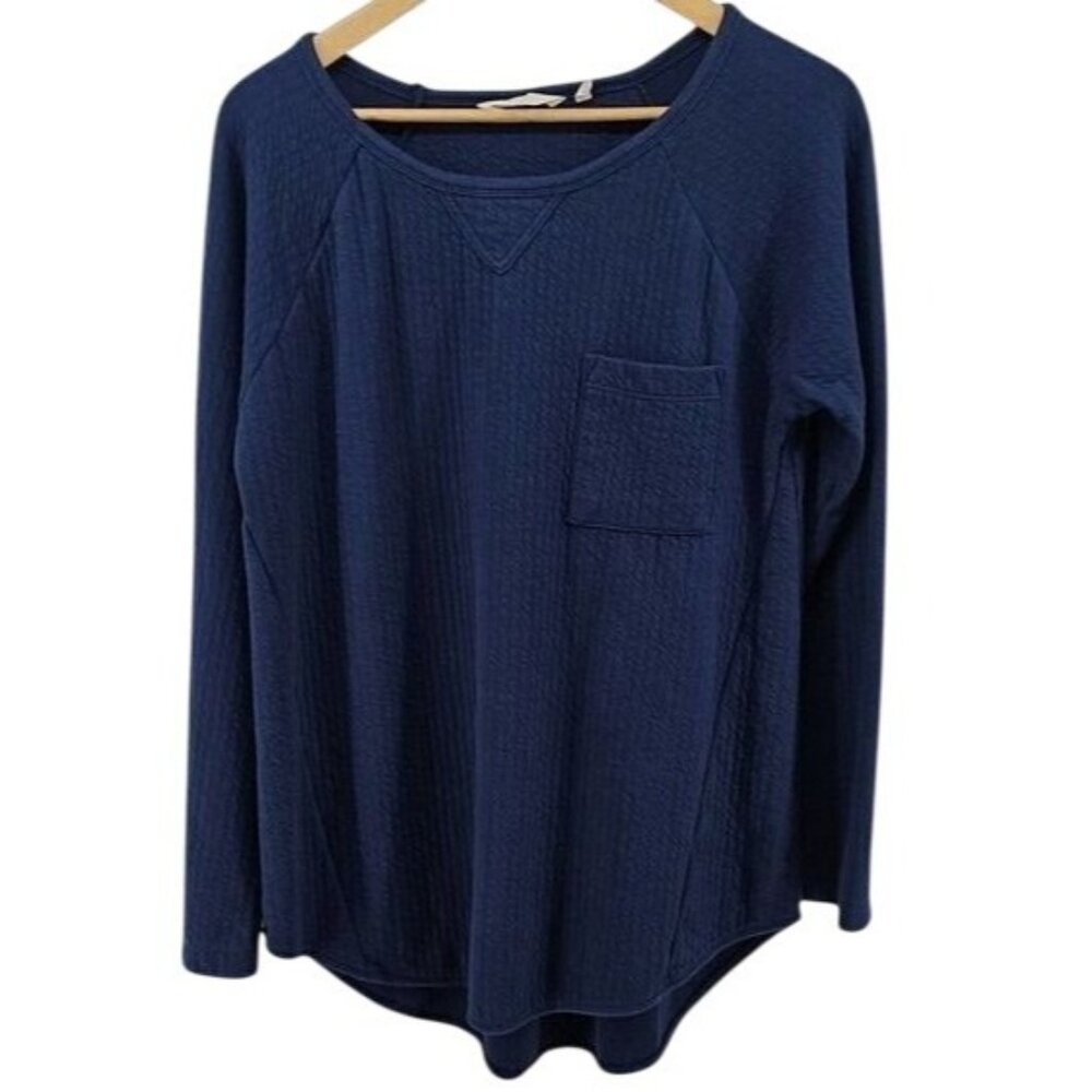 Soft Surroundings Lagan‎ Look Gauzy Blue Sweater M